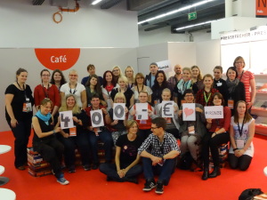 Die Iron Buchblogger auf der #fbm14. Foto Detlef M. Plaisier