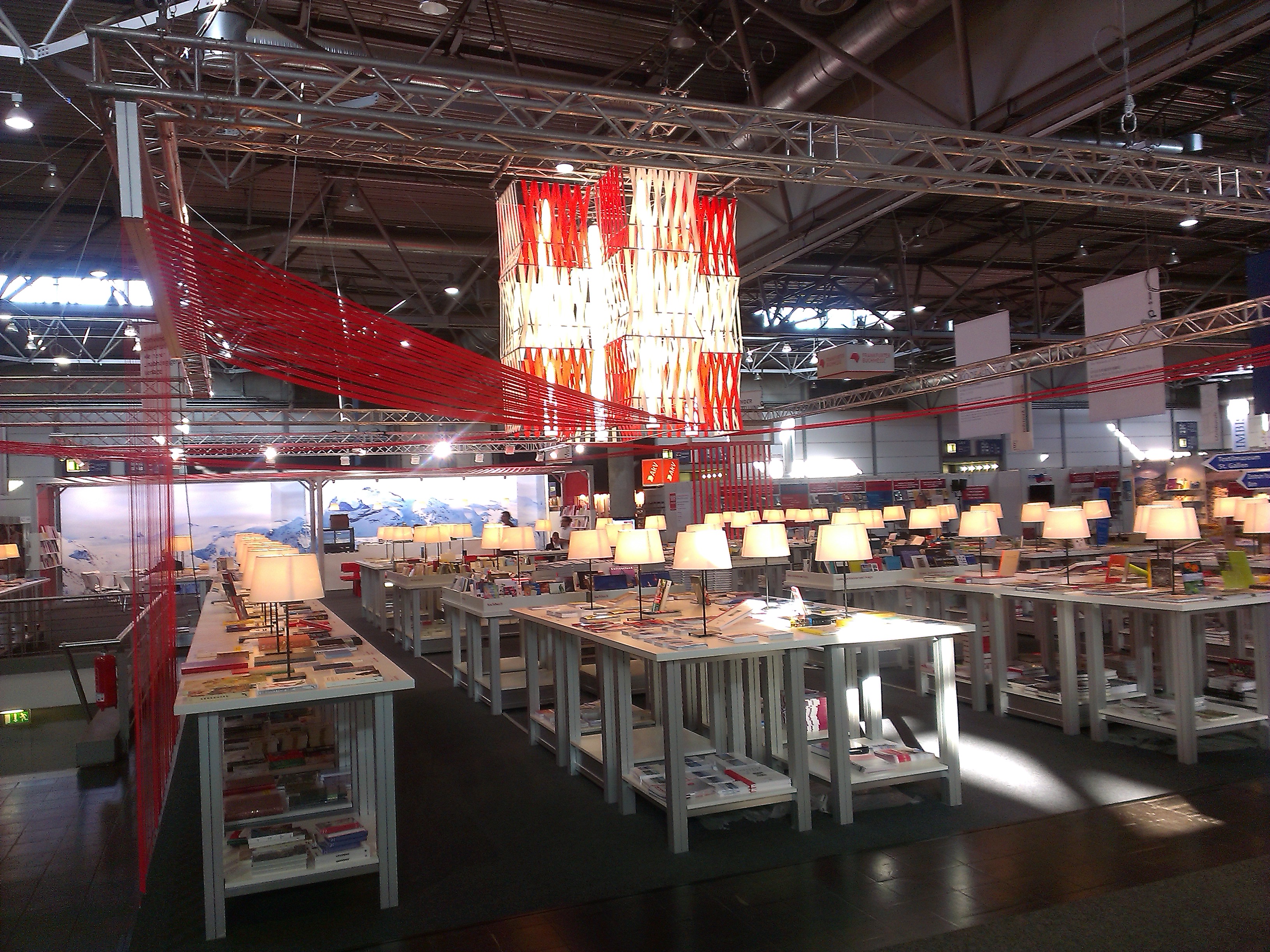 Forum und Messestand Schweiz auf der Leipziger Buchmesse 2014. Foto Detlef M. Plaisier